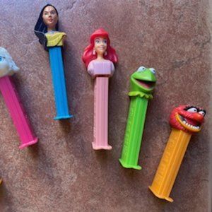 Pez Dispensers-Six w/o box